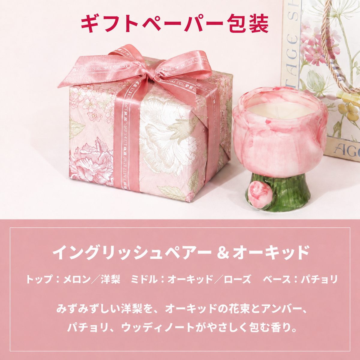 チューリップアロマキャンドル